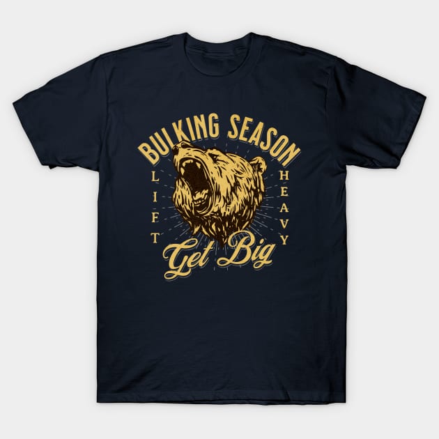 Bulking Season: GET BIG T-Shirt by RuthlessMasculinity